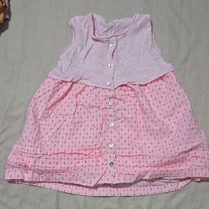 Pink Sleeveless Kids Top